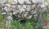 Water conduit near El-Arub stream - Train to A-Luban village 3.jpg